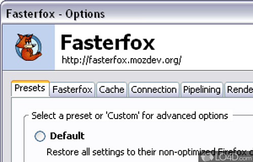 Fasterfox Screenshot