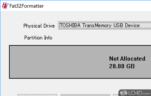 Fat32 Formatter Screenshot