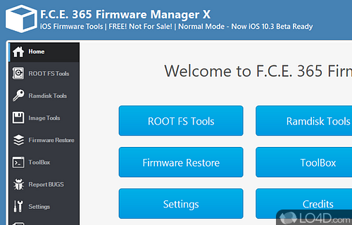 F - Screenshot of F.C.E. 365 Firmware Manager