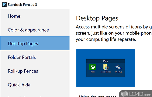 Windows desktop enhancement - Screenshot of Fences