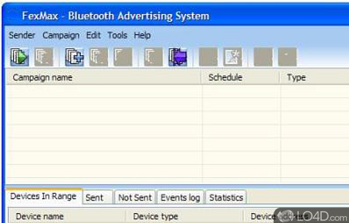 Screenshot of FexMax - Bluetooth marketing software for proximity marketing solutions