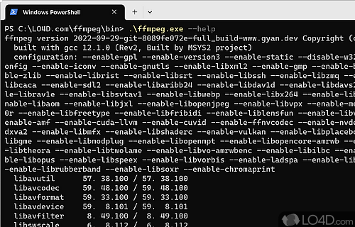 FFmpeg 6.1 for mac instal free