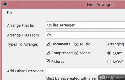 File Arranger Screenshot