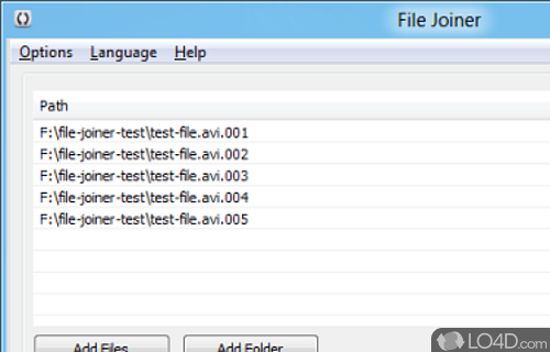 File Joiner Screenshot