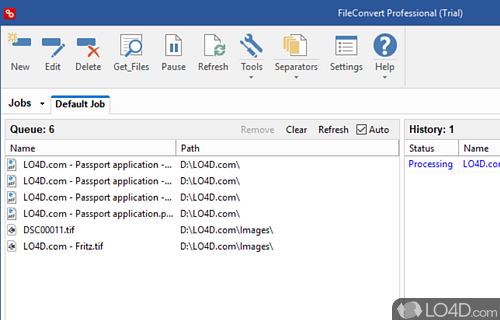 Professional software tool that helps you convert files (e - Screenshot of FileCenter Automate