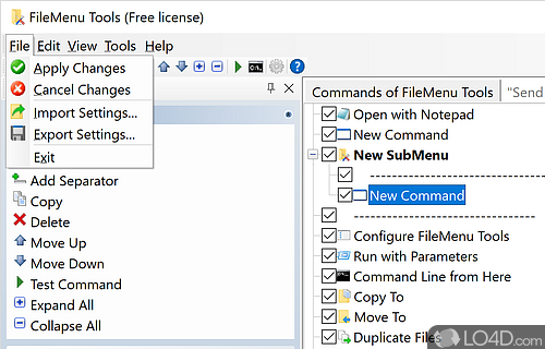 FileMenu Tools screenshot