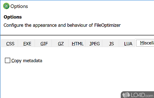 FileOptimizer screenshot