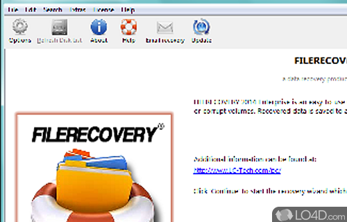 Screenshot of FILERECOVERY Professional - Designed for recovering lost and deleted files from hard disks and other mass storage devices