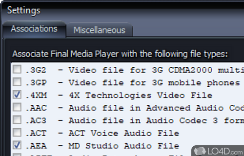 Final Media Player Screenshot