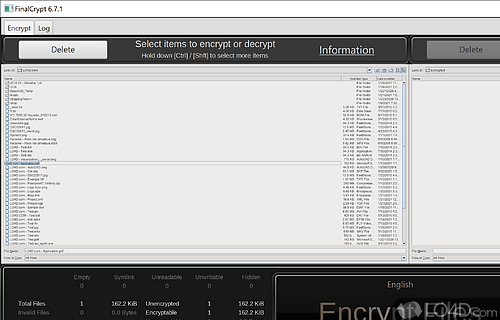 FinalCrypt Screenshot
