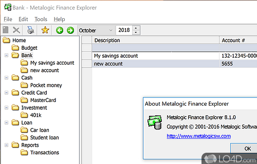 Finance Explorer screenshot