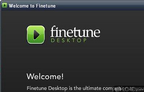 Finetune Desktop Screenshot