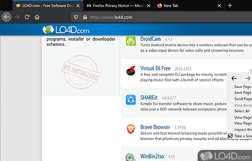 Maintains its releases longer - Screenshot of Firefox ESR