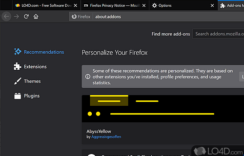 Firefox ESR screenshot