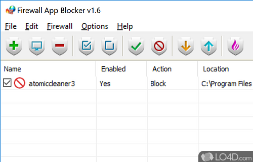 Firewall App Blocker Screenshot