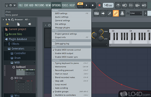 Lmms - Screenshot of FL Studio