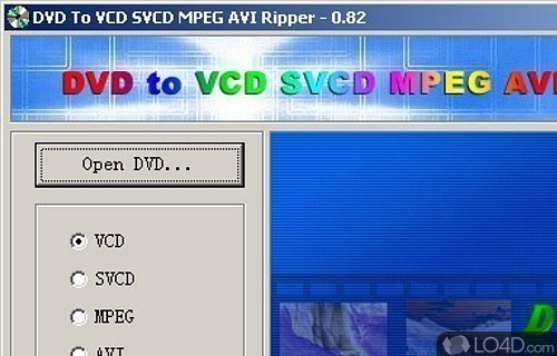 Screenshot of Flash DVD Ripper - User interface