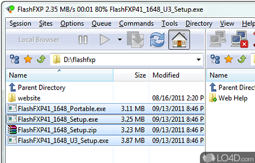 FlashFXP Screenshot
