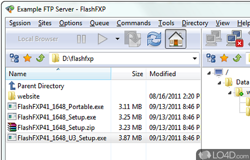 FlashFXP Screenshot