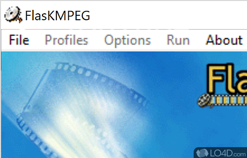 User interface - Screenshot of FlasKMpeg