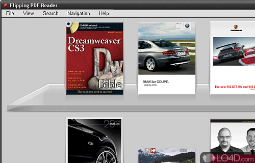 Screenshot of Flipping PDF Reader - Which can easily open and view PDF documents, using a 3D page flipping effect