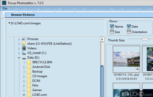 Powerful image editor, suitable for novice, intermediate - Screenshot of Focus Photoeditor