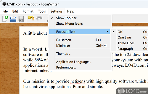 focuswriter download for pc