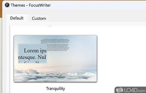 FocusWriter screenshot