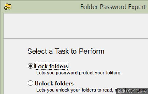 Screenshot of Folder Password Expert - Make sure nobody except yourself has access to classified