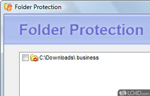 Folder Protection Screenshot