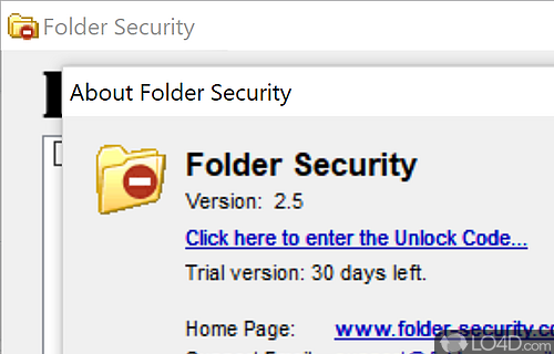 Folder Security Screenshot