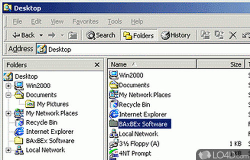 Screenshot of FolderBox - User interface