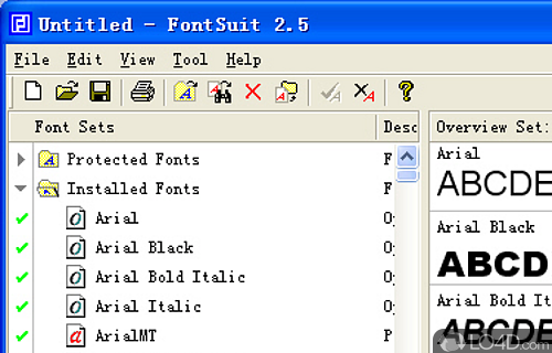 FontSuit Screenshot