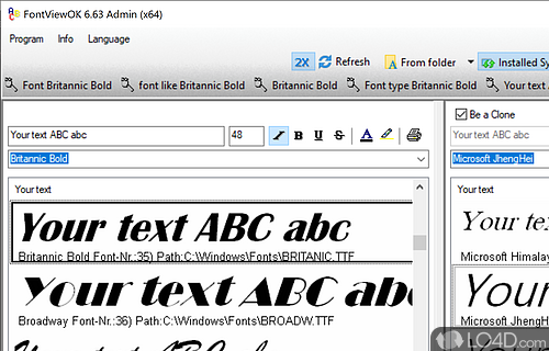 FontViewOK Screenshot