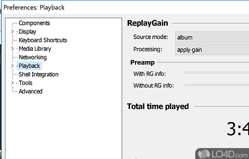 Lightest, fastest and most functional audio players - Screenshot of foobar2000