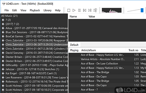 foobar2000 Screenshot