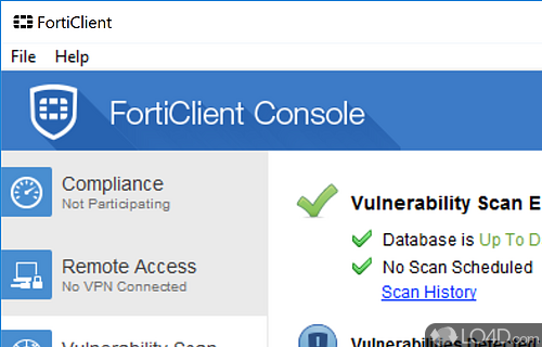 FortiClient Screenshot