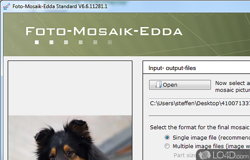 Foto Mosaik Edda Screenshot