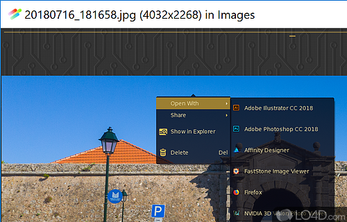 Clever zoom-in tool and modern looking interface - Screenshot of Fragment