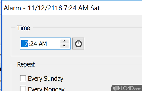 Use your computer to set up multiple alarms for all sorts of tasks - Screenshot of Free Alarm Clock