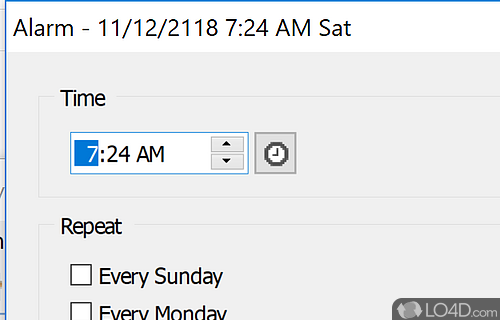 Free Alarm Clock Screenshot