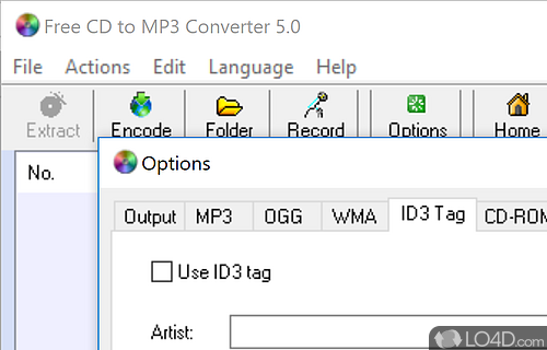 Performance and final thought - Screenshot of Free CD to MP3 Converter
