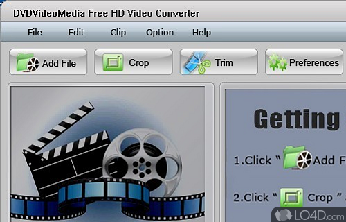 Screenshot of Free HD Video Converter - Convert HD video and extract audio for free