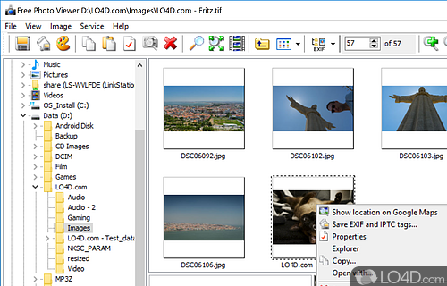Clean environment and quick setup - Screenshot of Free Photo Viewer