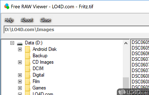 image raw viewer