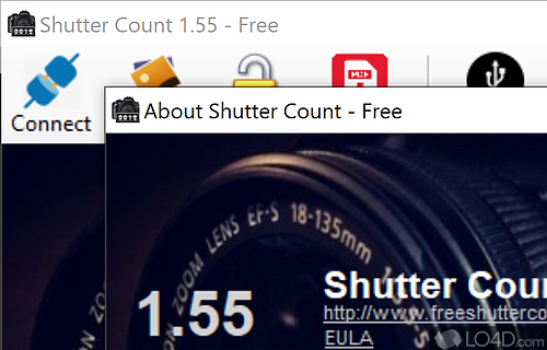 Free Shutter Count Screenshot