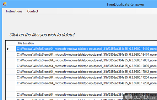 FreeDuplicateRemover Screenshot