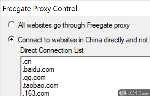 Freegate Expert Edition screenshot