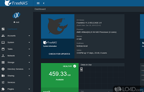 FreeNAS Screenshot