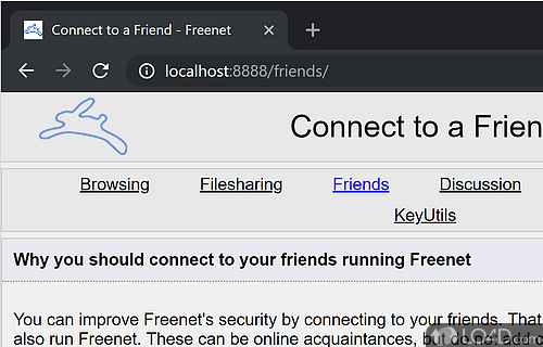 Freenet screenshot